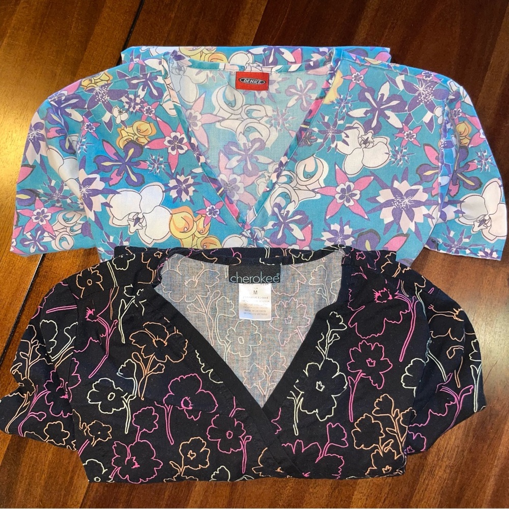 Scrub Tops! Bundle of 2 Tops!